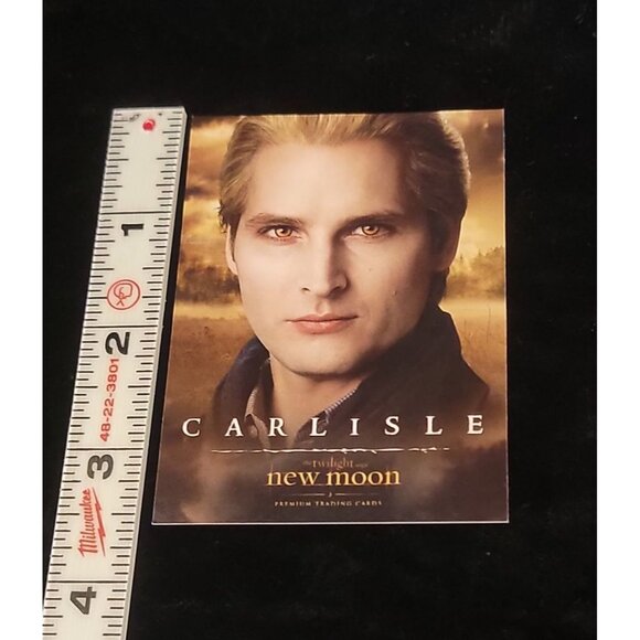 Collectible Carlisle Cullen New Moon Trading Card - Picture 5 of 6